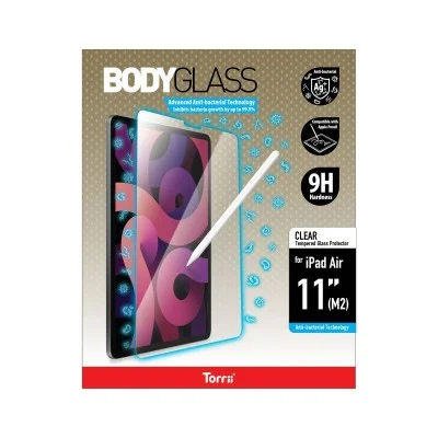 Torrii Bodyglass Anti-Bacterial Glass Screen Protector For Ipad Air 11-In. (M2)